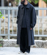 SSSTEIN "INVERTED PLEATS BALMACAAN COAT"
