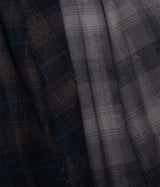 SSSTEIN "OVERSIZED COTTON FLANNEL SHIRT"