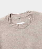 SSSTEIN "EX FINE LAMBS CREW NECK KNIT LS"