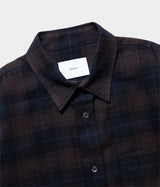 SSSTEIN "OVERSIZED COTTON FLANNEL SHIRT"