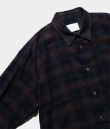 SSSTEIN "OVERSIZED COTTON FLANNEL SHIRT"