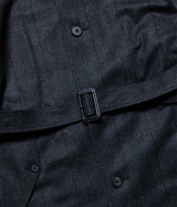 SSSTEIN "INVERTED PLEATS BALMACAAN COAT"