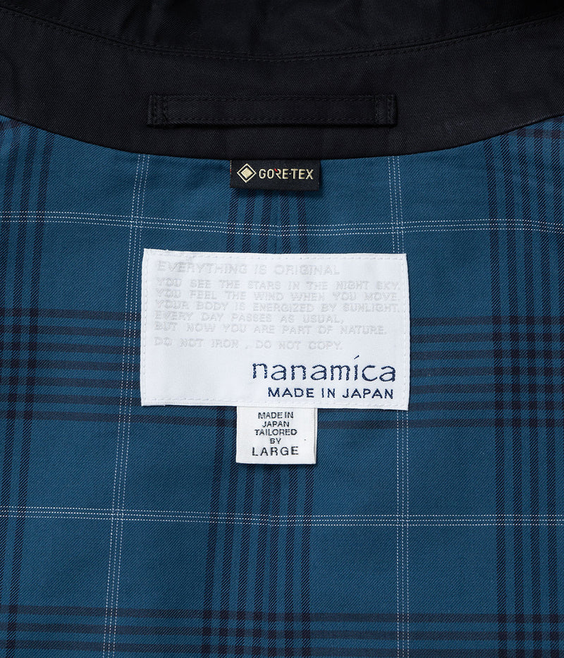 NANAMICA "GORE-TEX Balmacaan Coat"