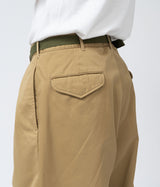 NANAMICA "Double Pleat Chino Pants"