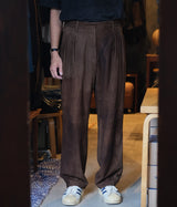 A.PRESSE "Suede Trousers"