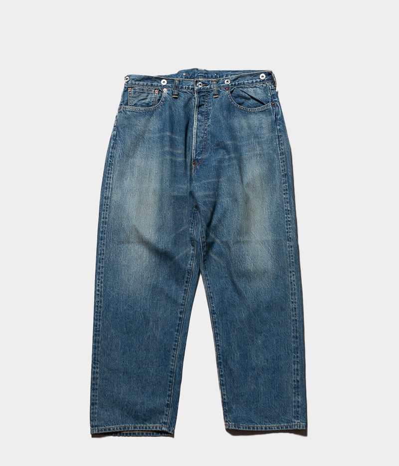 A.PRESSE No.22 Washed Wide Denim Pants-