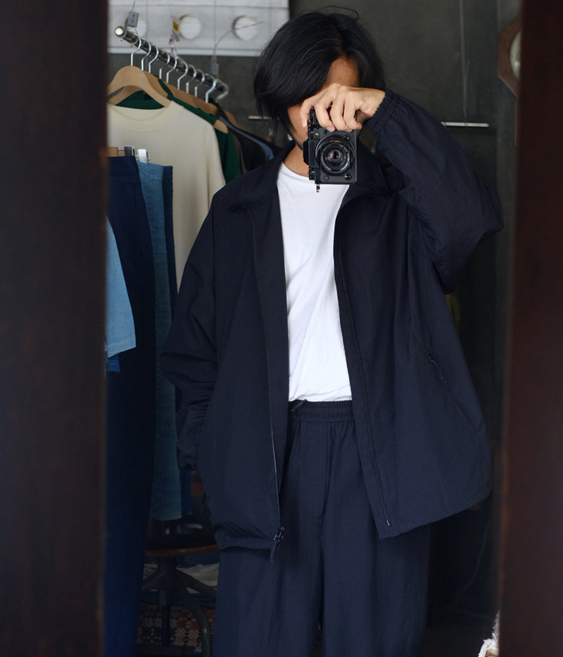 SSSTEIN "WINDBREAKER STAND COLLAR JACKET"