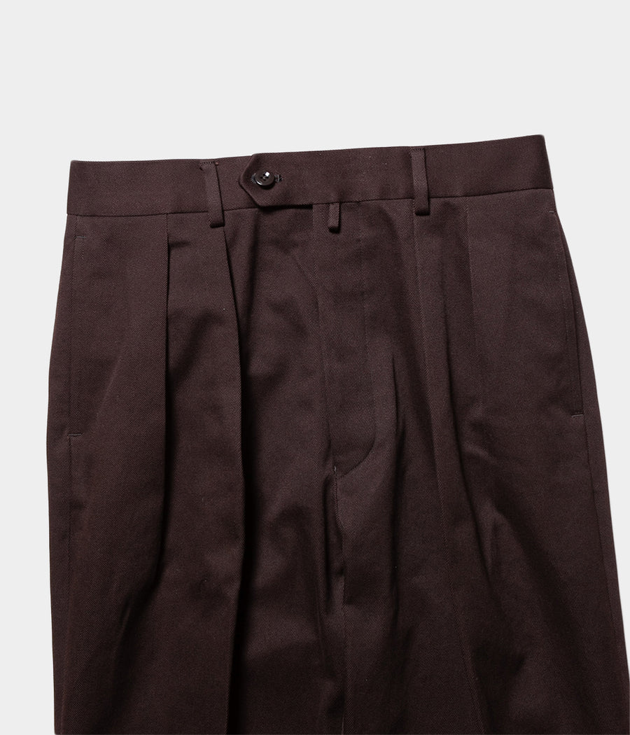 パンツ NEAT Sustainable Drill Twill Cotton 48 NEAT｜SUSTAINABLE DRILL TWILL COTTON｜WIDE TYPE Ⅰ - Black