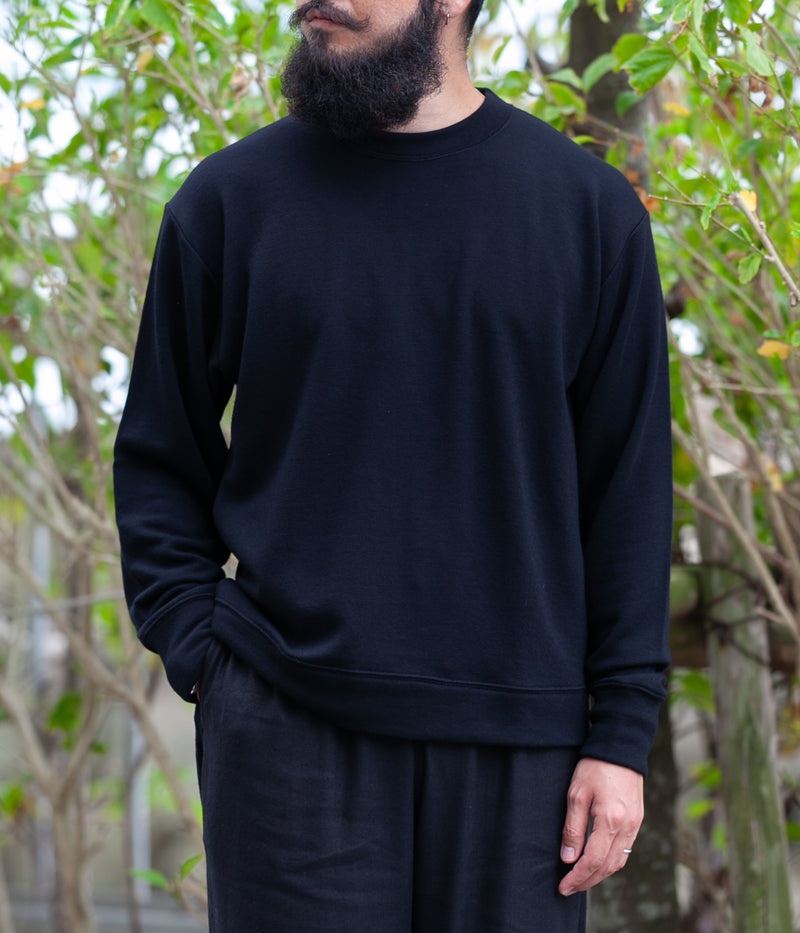 MITTAN "T-15" Super 120's wool-lined sweatshirt