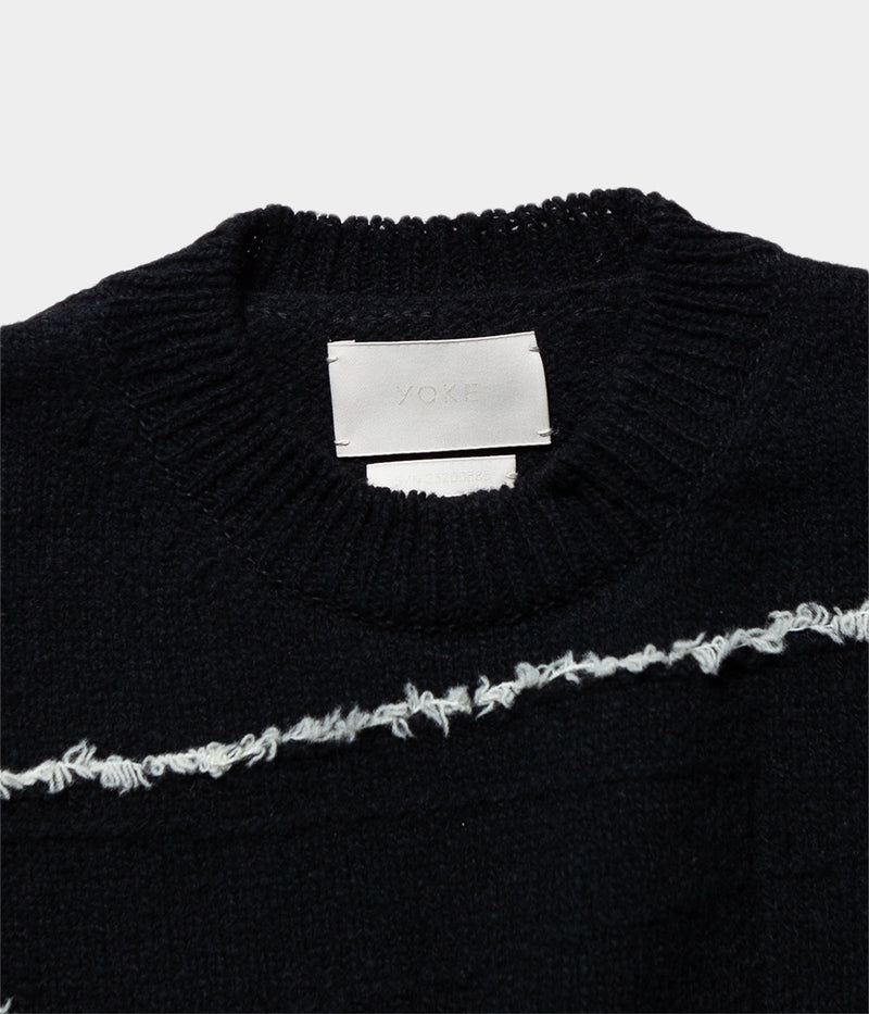 YOKE "CONTINUOUS LINE EMBROIDERY SWEATER" – SOUTH STORE