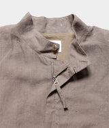 STILL BY HAND "BL03233" Linen short blouse