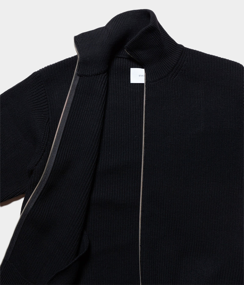 SSSTEIN "OVERSIZED DRIVERS KNIT ZIP JACKET"