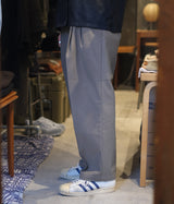STILL BY HAND "PT04233" Cotton chambray pants