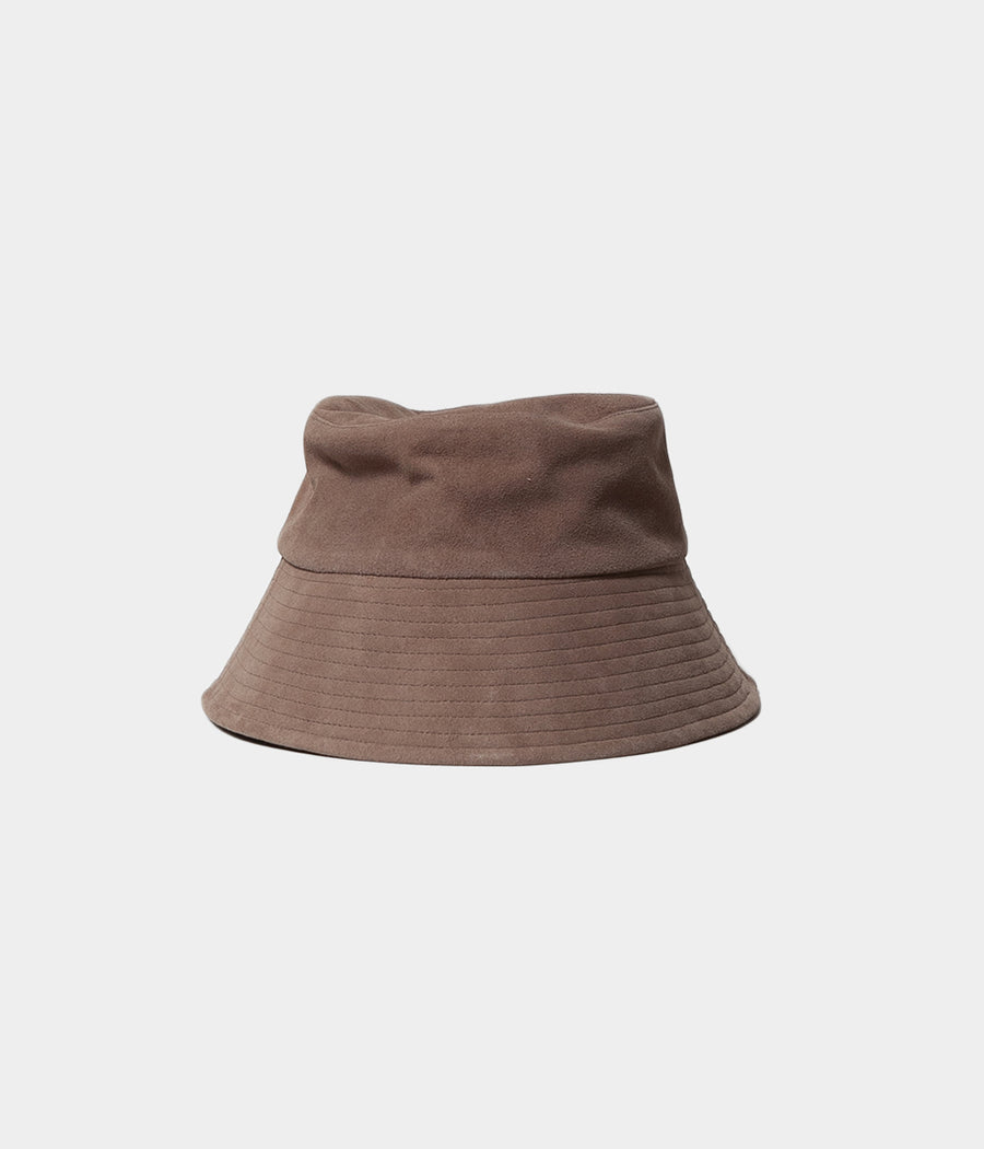 帽子 COMESANDGOES \"SHEEP SUEDE BRIM DOWN HAT COMESANDGOES 