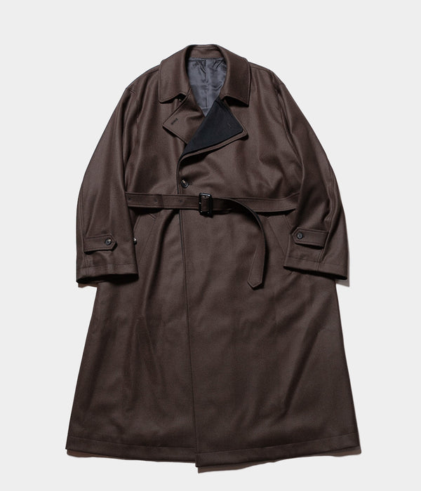 STEIN "DOUBLE LAPELED DOUBLE BREASTED COAT"