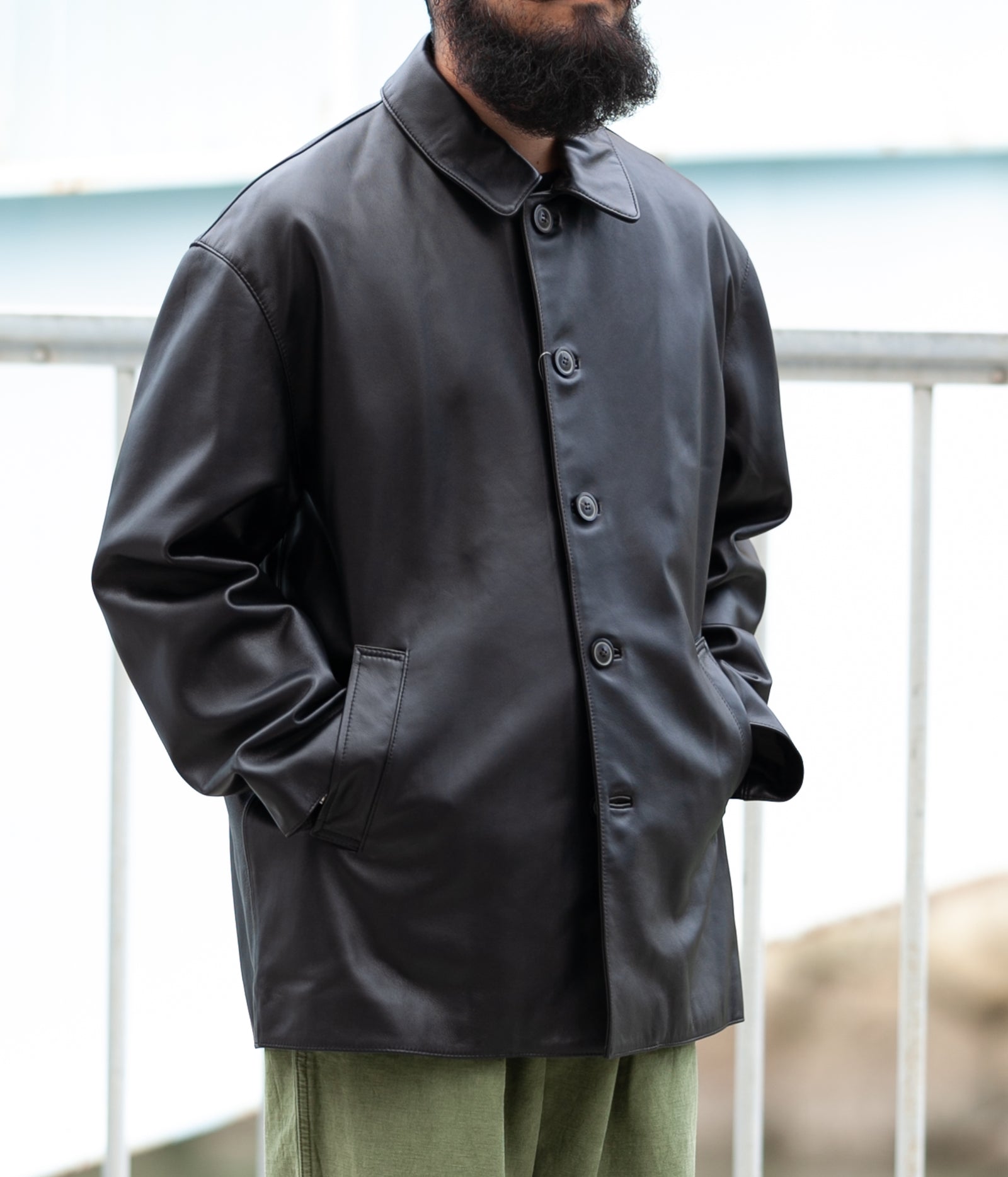 HERILL(へリル)Sheep Leather Western Jacket HERILL (ヘリル) Sheep leather Western Jacket 24-011-HL-8030