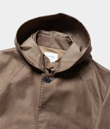 STILL BY HAND "CO01233" Moleskin hooded coat
