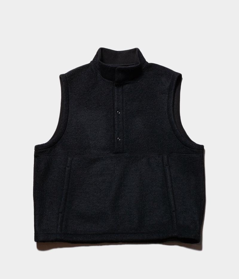 STILL BY HAND "VE02234" Wool Pile Pullover Vest