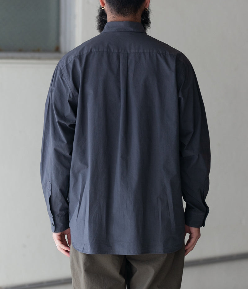 STILL BY HAND "SH03234"  Wide L/S Shirts