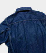 SCYE BASICS "Selvedge Denim Used Wash Trucker Jacket 2nd"