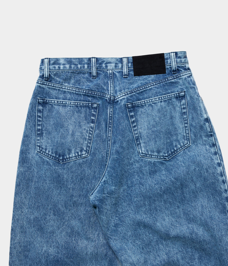 SSSTEIN "CHEMICAL BLEACHED DENIM JEANS"