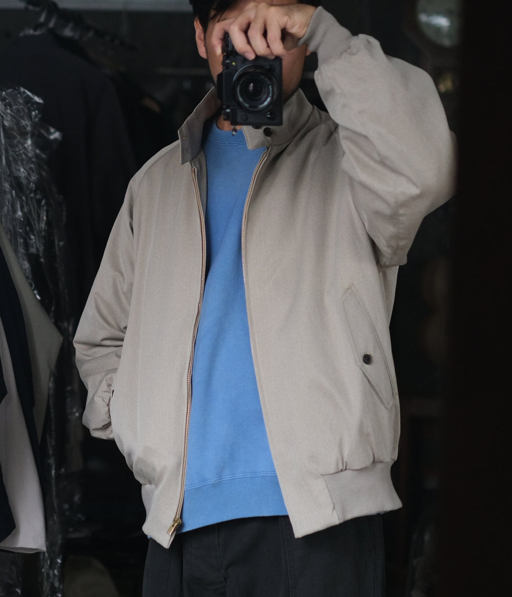 アプレッセ　ハリントントラウザー A.PRESSE - アプレッセ Tweed Harrington Jacket(24AAP-01-20H)BLACK