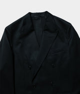 A.PRESSE "Wool Gabardine Double Breasted Jacket"
