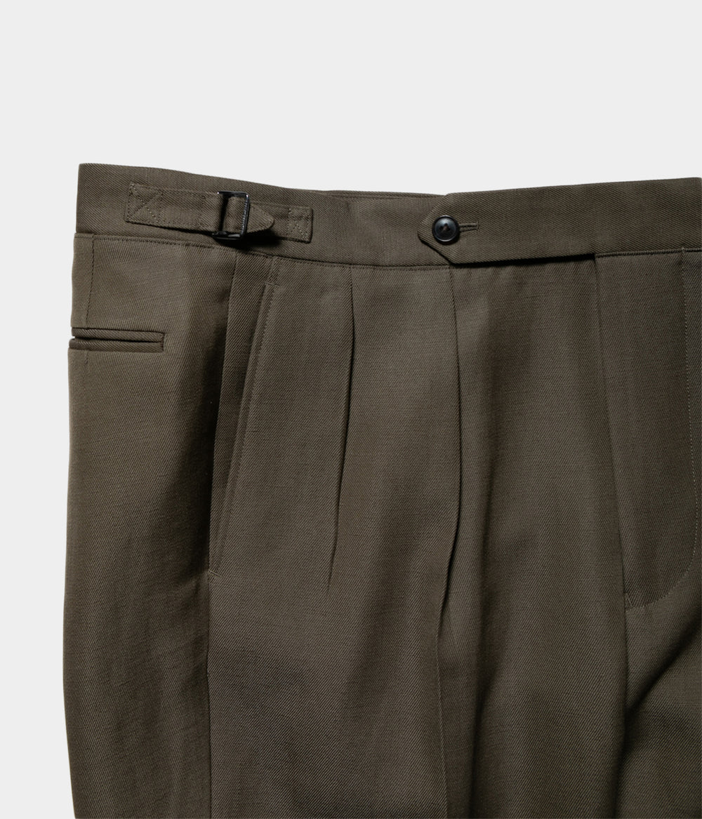 HEUGN ユーゲン Aaron アーロン ウールリネン 新品未使用 サイズ1 HEUGN ユーゲン】 AARON 2P TAPERD WOOL LINEN / BROWN - Avelia