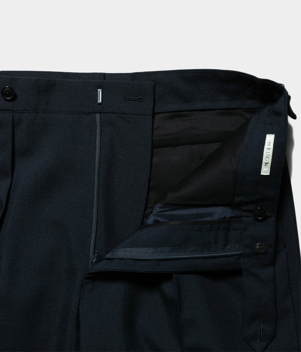 新品 HEUGN 24SS Aaron 2タック スラックス パンツ 3