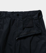 STILL BY HAND "PT03241" Garment-dye deep tuck pants