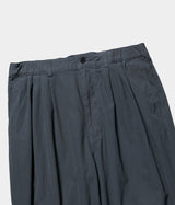 STILL BY HAND "PT02241" Garment-dye 4 tuck pants
