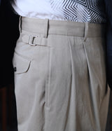 A.PRESSE "Type.2 Melange Gabardine Trousers"