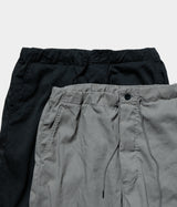 STILL BY HAND "PT04241" Garment-dye easy pants