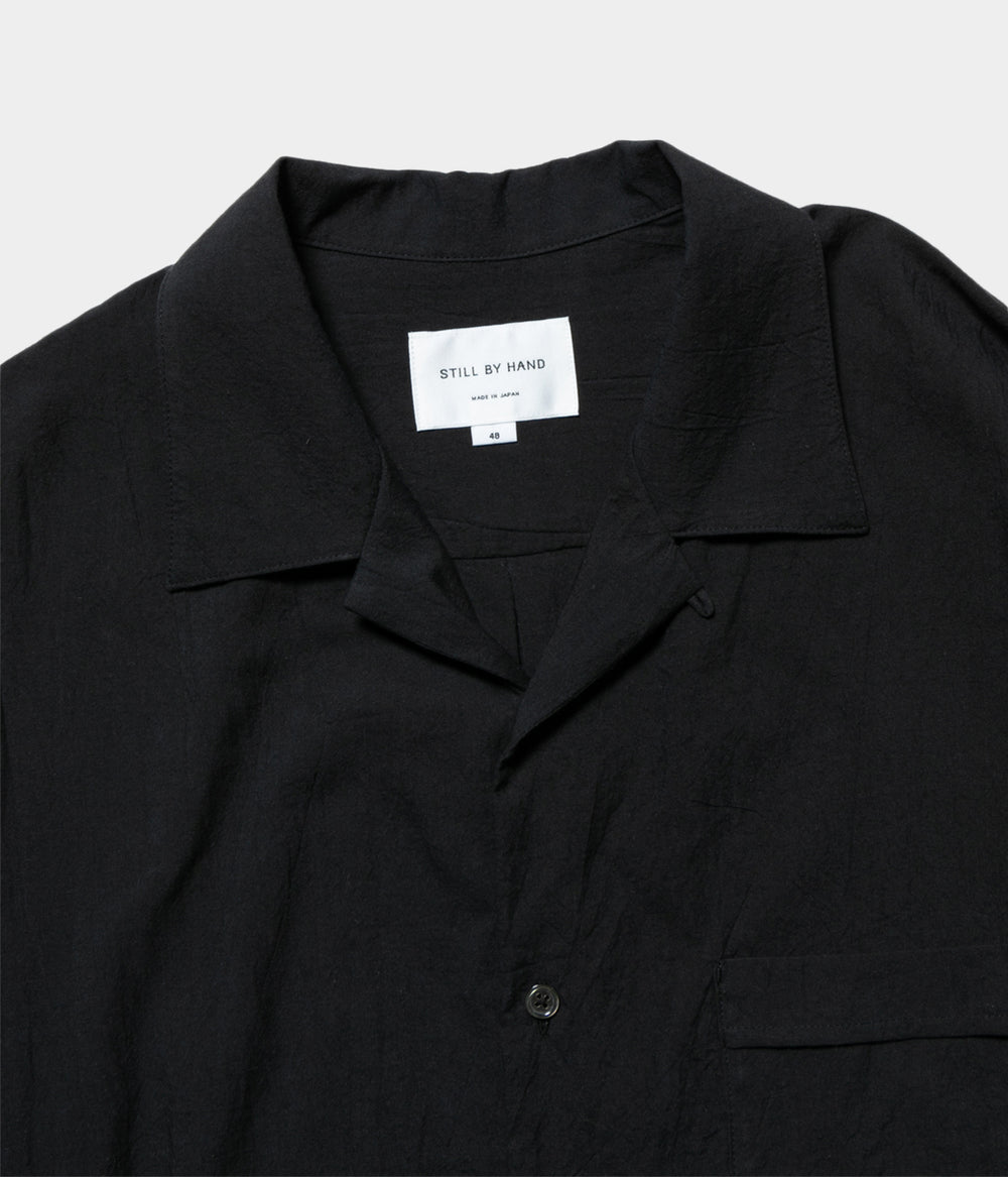 still by hand SH08242 コットンシルクシャツ　46サイズ STILL BY HAND 