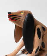 OAXACA WOOD CARVING "Dog (by Isaias Jimenez)"
