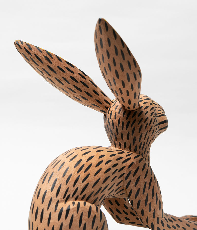 OAXACA WOOD CARVING "Rabbit (by Isaias Jimenez)"