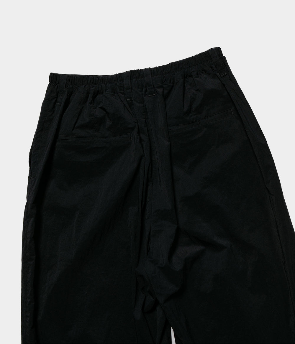 パンツ SSSTEIN NYLON EASY WIDE TROUSERS sssteinWideEasyTrousersNylonBl