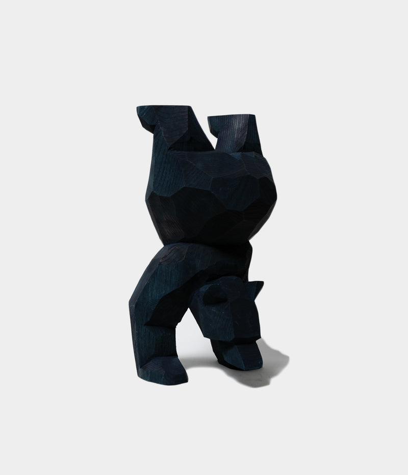 Kenji Sato "Handstand Bear (Ryukyu Indigo)"