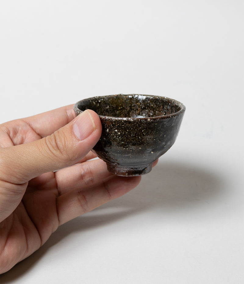 Kinjo Hiromu "Ash Glazed Sake Cup"