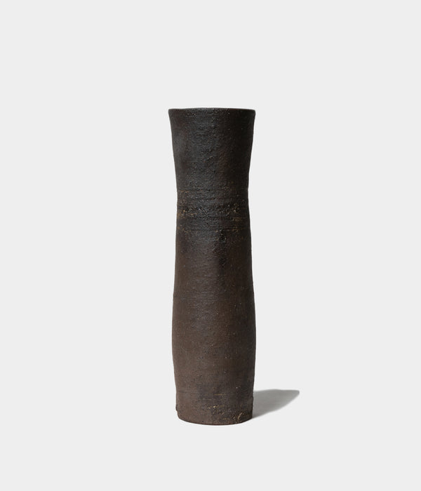 Komura Sohan "Cylindrical Flower Vase" (Okinawa Arayaki)