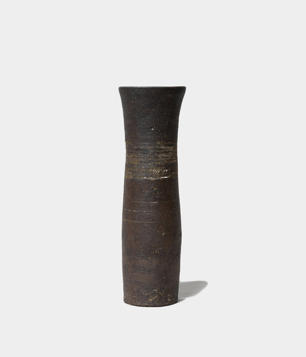 Komura Sohan "Cylindrical Flower Vase" (Okinawa Arayaki)