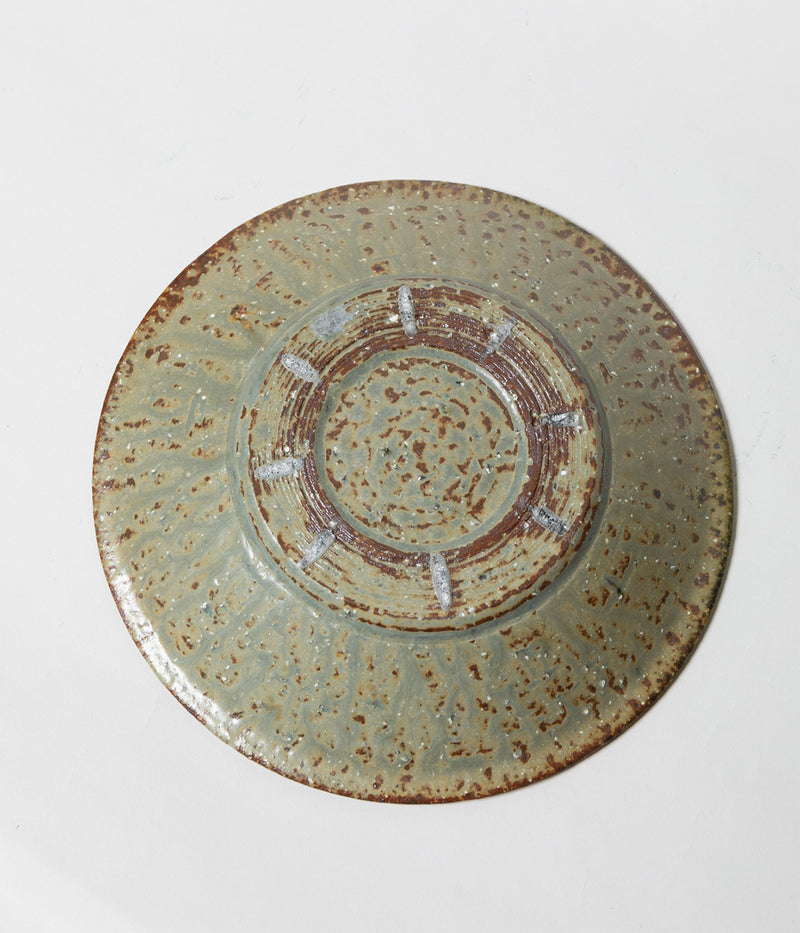 Kinjo Hiromu "Ash-glazed Flat Bowl" (Copy)