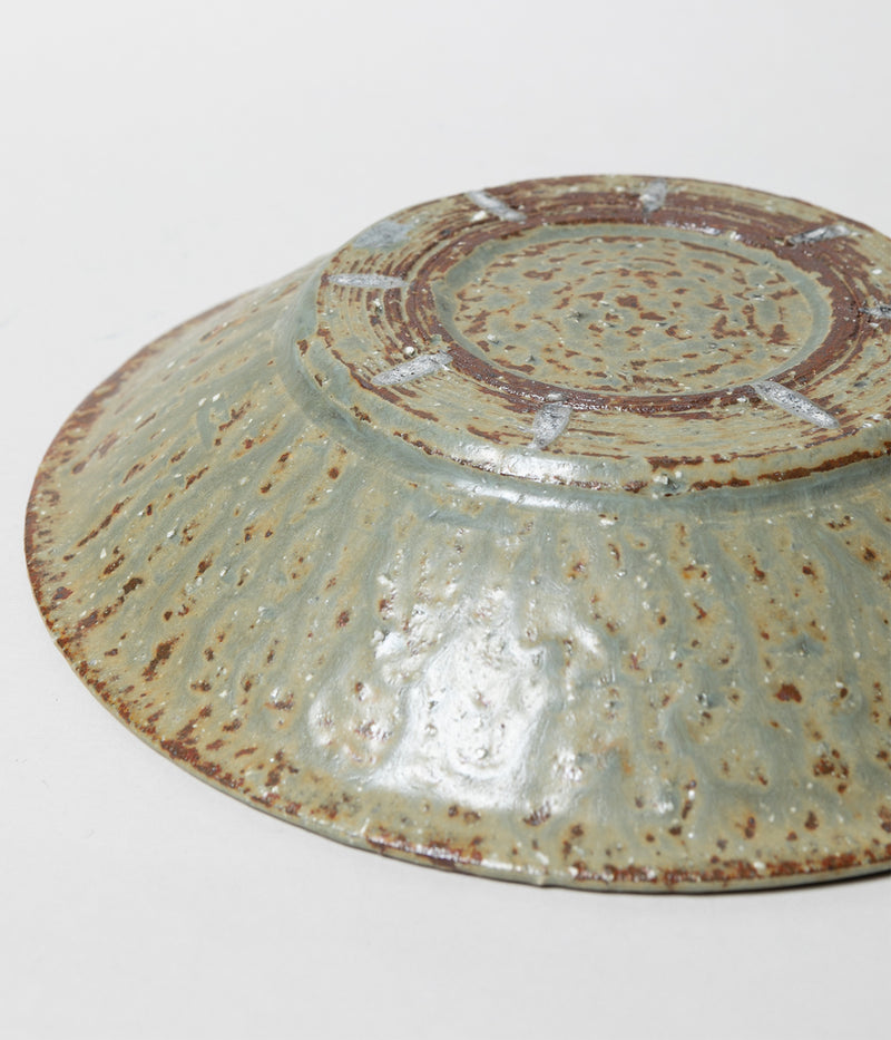 Kinjo Hiromu "Ash-glazed Flat Bowl" (Copy)