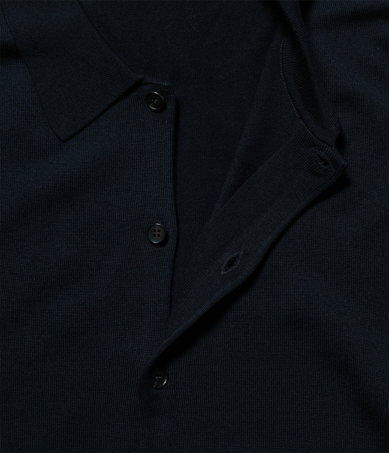 A.PRESSE "Wool Knit Polo Collar Cardigan"