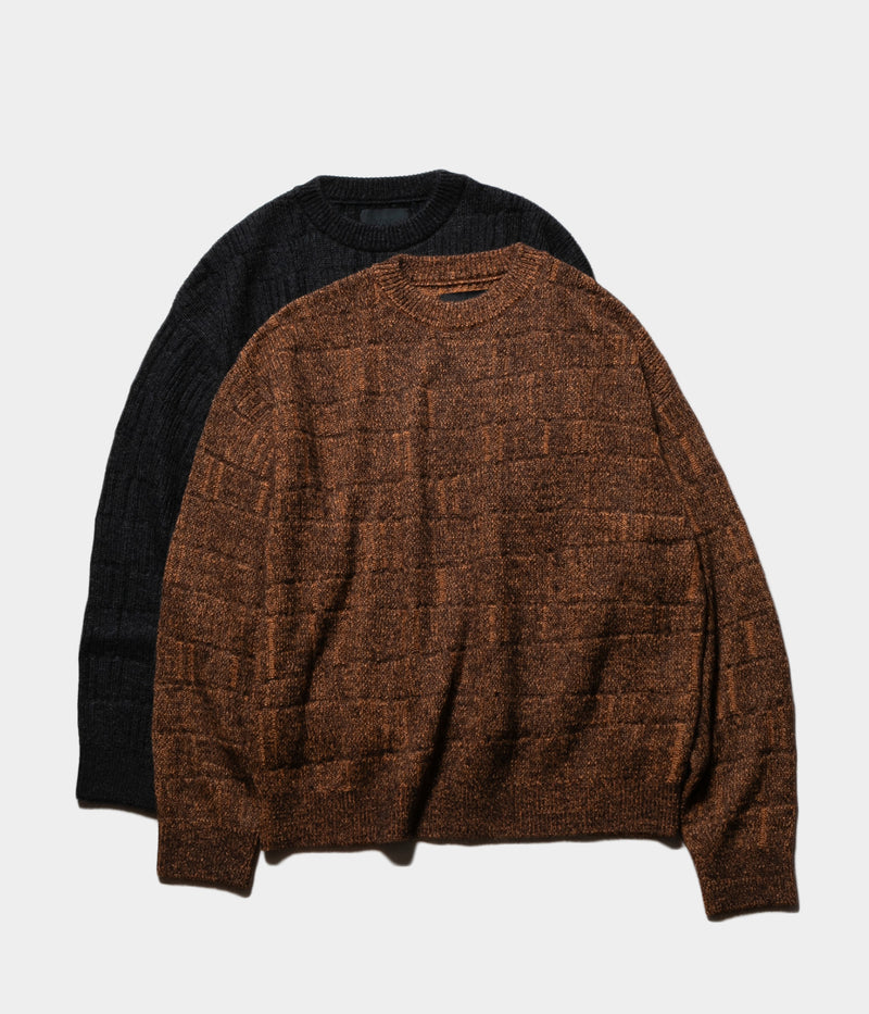 YOKE "PLATING CREWNECK SWEATER"