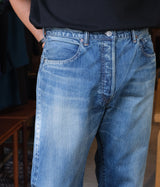 A.PRESSE "Washed Denim Pants E  Bleach"