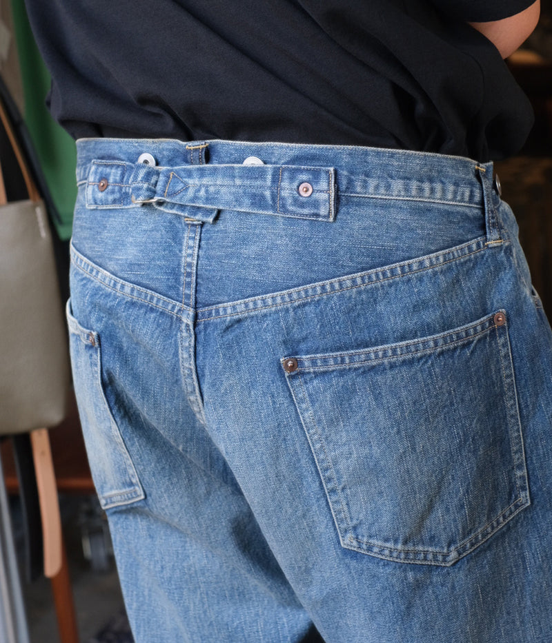 A.PRESSE "No.22 Washed Wide Denim Pants"