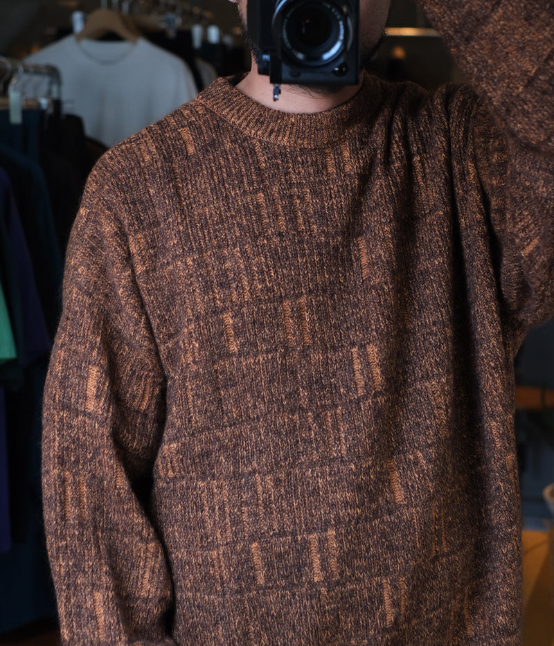 YOKE "PLATING CREWNECK SWEATER"