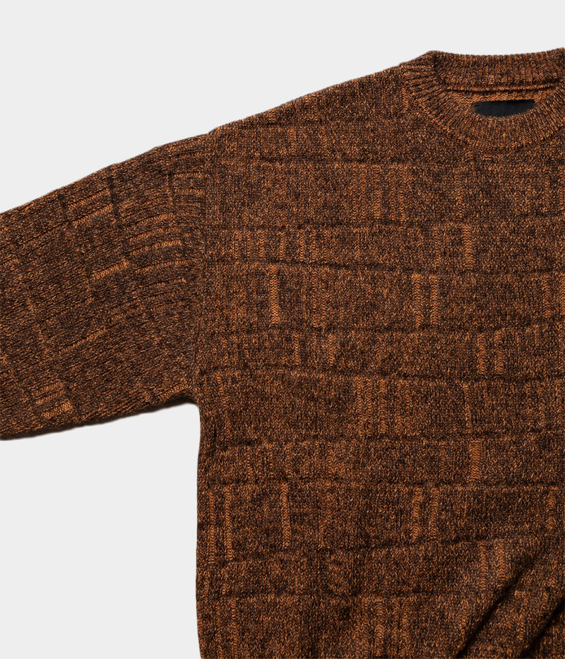 YOKE "PLATING CREWNECK SWEATER"