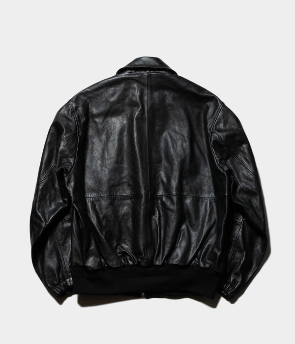 SSSTEIN "LEATHER ZIP SHORT JACKET"